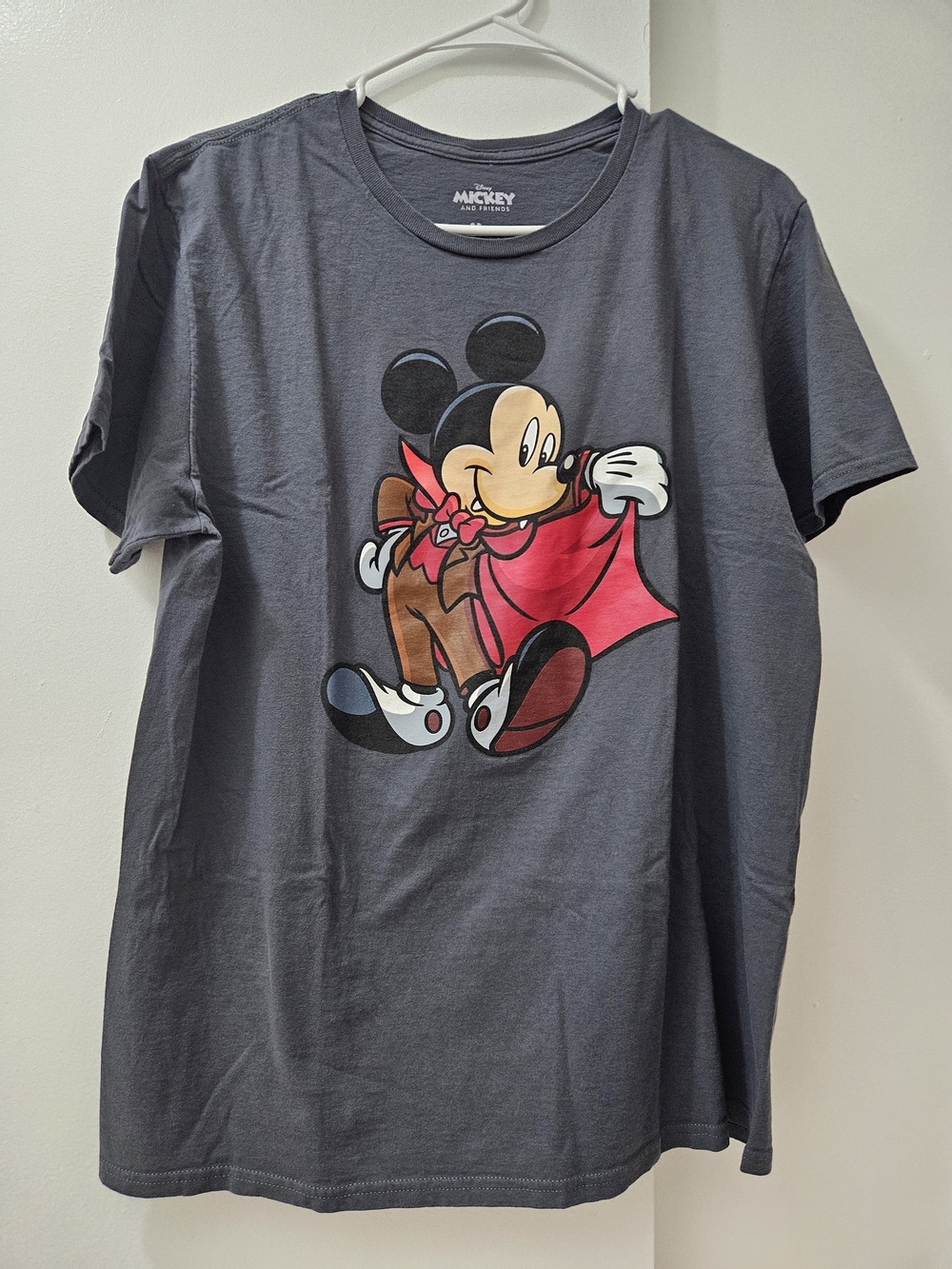 Vintage Disney Mickey Graphic Tee - Dark Gray #mickey #holloween